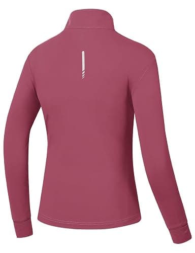 BGOWATU Women's Workout Jacket Lightweight Zip up Running Athletic Jackets with Thumb Holes thumbnail 2