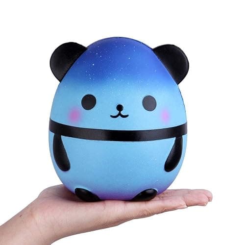 Anboor 5.5" Squishies Jumbo Panda Egg Creamy Candy Ice Cream Slow Rising Scented Kawaii Squishie Animal Toy for Collection,1 Pcs (Galaxy) thumbnail 6