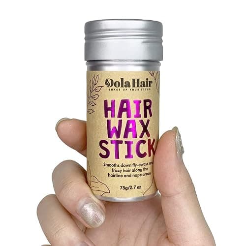 Dolahair Hair Wax Stick - Flyaway Control and Styling Pomade for Kids, Women, and Men - Hair Bun Maker and Accessorie (1 Pack of Wax) - 1 Pack of Wax thumbnail 6