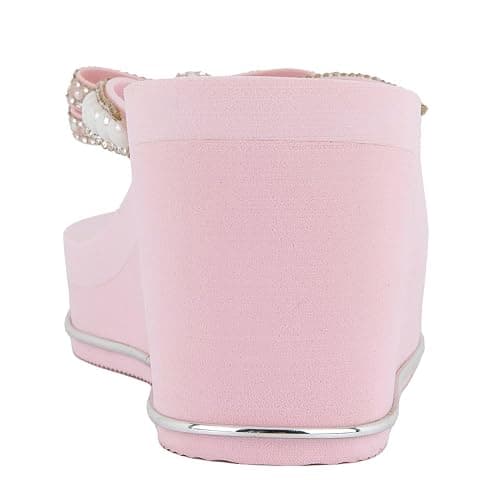 Juicy Couture Keil-Plateau-Flip-Flop: hochmodisch, weiche Strandsandalen, Zehentrenner thumbnail 5