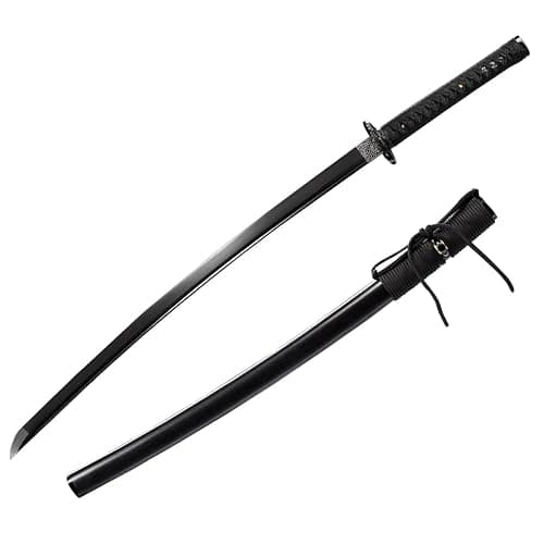 LQDSDJ Black Samurai Japanese Sword Katana Swords Hand-Forged - Image 1