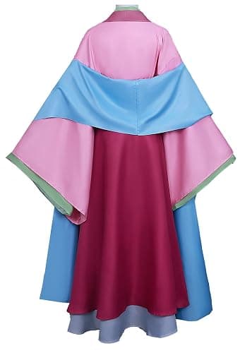 Yazkimo Womens The Apothecary Diaries Cosplay Maomao Costume Pink Dress Hanfu Suit Pharmacist Girl Halloween Outfit thumbnail 3