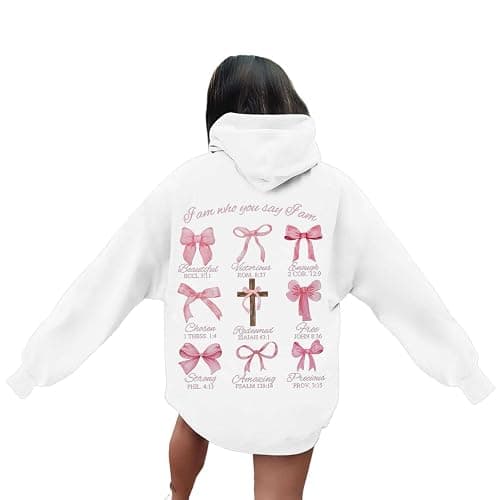 BJUTIR Women's Hoodies Sweatshirts Loose Casusl Drop Shoulder Cute Long Sleeve Tops Trendy Comfy Pullovers with Pocket thumbnail 5