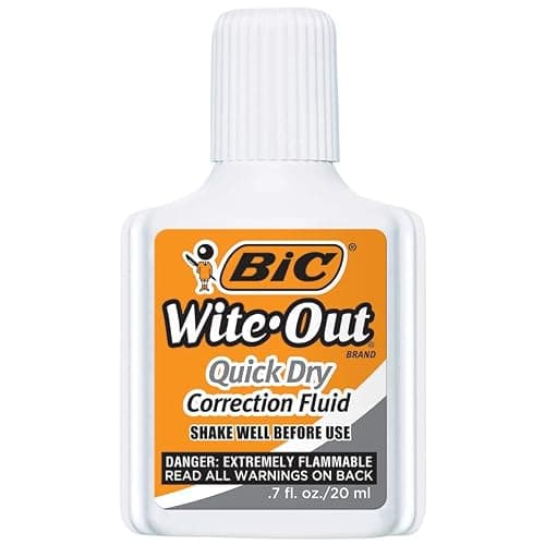 Bic Wite-Out Quick Dry Correction Fluid - 2 pack - white color writeout - white-out thumbnail 3