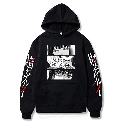 DIOMMELL Kakegurui Hoodie Jabami Yumeko Sweatshirt Anime Gift Tops - Image 1
