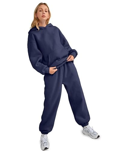 AUTOMET Womens 2 Piece Outfits Lounge Hoodie Sweatsuit Sets Plus Size Fall Fashion Clothes Airport Travel Pants Tracksuits thumbnail 5