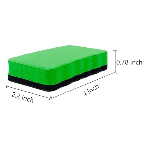 Magnetic Dry Erase Erasers, 8 Pack Whiteboard Erasers, Dry Erase Board Eraser, White Board Eraser Cleaner, 8 Colors, Office Classroom Home Supplies thumbnail 3
