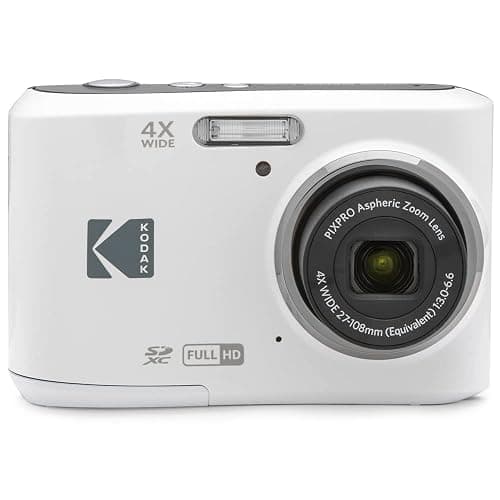 Kodak FZ45WH PIXPRO FZ45 16MP Digital Camera White Bundle with Lexar 64GB High-Performance 800x UHS-I SDHC Memory Card Blue Series thumbnail 3