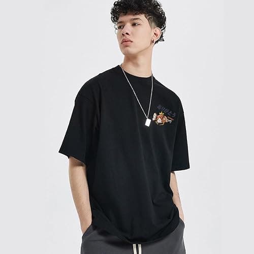 AOKLOK Cute Cartoon Fish Graphic T-Shirt thumbnail 4
