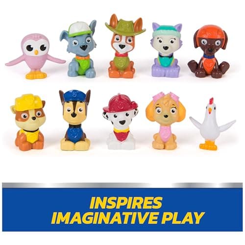 Paw Patrol Rewards Box Gift Pack, 8 Mini Figures, 2 Animal Figures, 4 Sticker Sheets & 1 Pup Squad Racer, Kids Toys for Boys & Girls Ages 3 and Up thumbnail 4