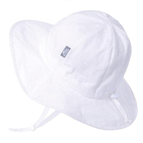 Jan & Jul Kids' 50+ UPF Adjustable Sun Hat with Chinstrap for Baby Toddler Girls - Image 1
