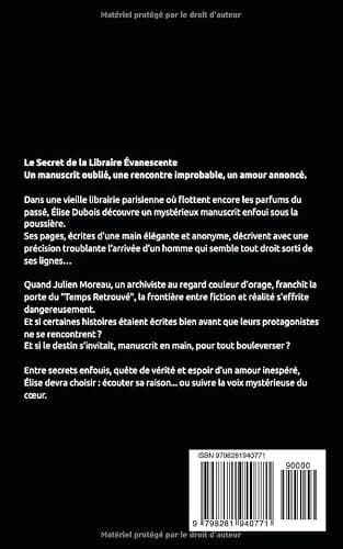 Le Secret de la Libraire Évanescente: Un manuscrit oublié, une rencontre improbable, un amour annoncé. Livre romance contemporaine nouveauté thumbnail 2