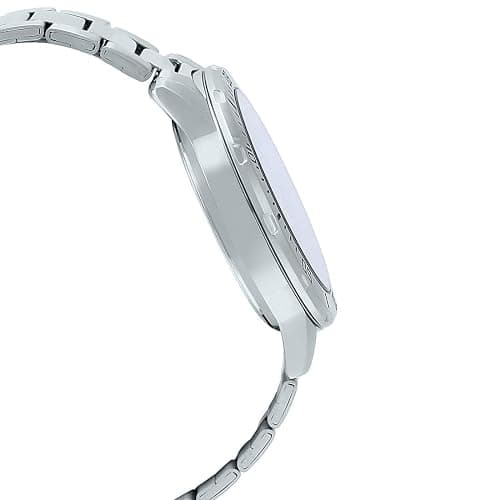 Casio MTP-VD01D-1BV Men's Enticer Stainless Steel Black Dial Casual Analog Sporty Watch, Silver, 48×42×10.7mm, Quartz Movement thumbnail 3