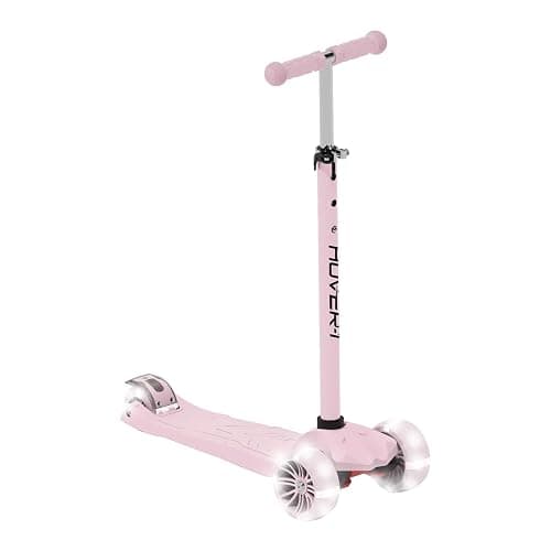 Hover-1 Solaris Kick Scooter with Multicolor Wheel Lights, 4.5” Front Wheels, Rear Foot Brake, and 110 Pound Weight Capacity - Image 1