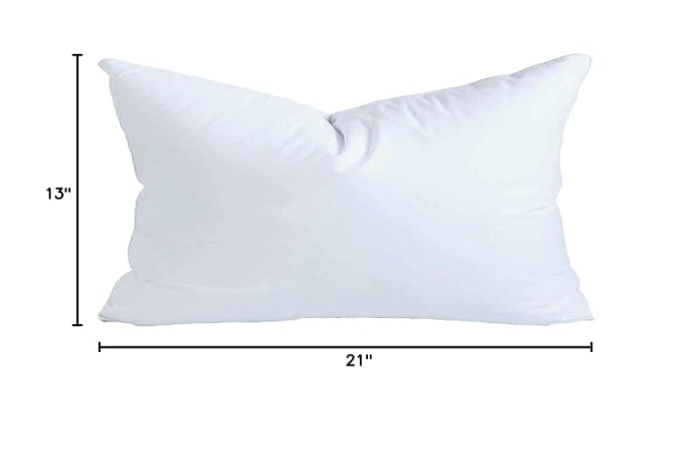 MoonRest® 13x21 Inch Synthetic Down Alternative Rectangle Pillow Insert Form Stuffer for Sofa Shams, Decorative Throw Pillow, Cushion and Bed Pillow Stuffing - Hypoallergenic 13“X 21” thumbnail 3
