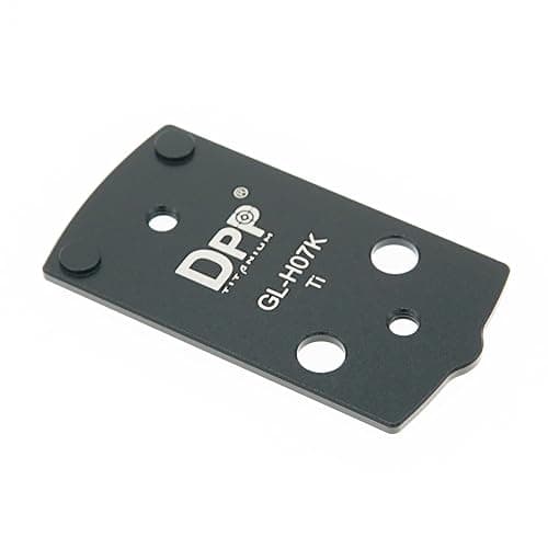 DPP Titanium Adapter Plate for Glock 43X/48 MOS Hellcat OSP Holosun 407k/507k - GL-H07KA - Titanium with fully supports recoil lugs thumbnail 4