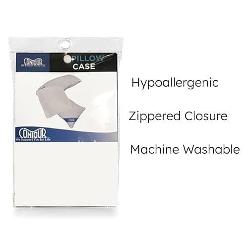 Contour Products L Pillow Case, White, Made Specifically for The Contour Products L-Shaped Body Pillow thumbnail 4