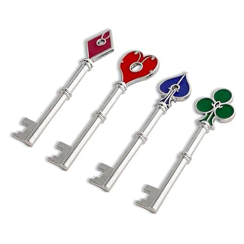 SONGCHANGJEWELRY Game Remake Keys Set - 4 pcs RPD keys Collection Set - for Game Fans, Kids Gift - Image 1