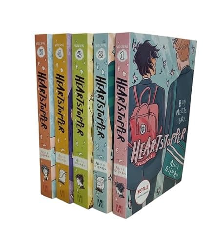 Heartstopper 5 Book Set Collection - Image 1