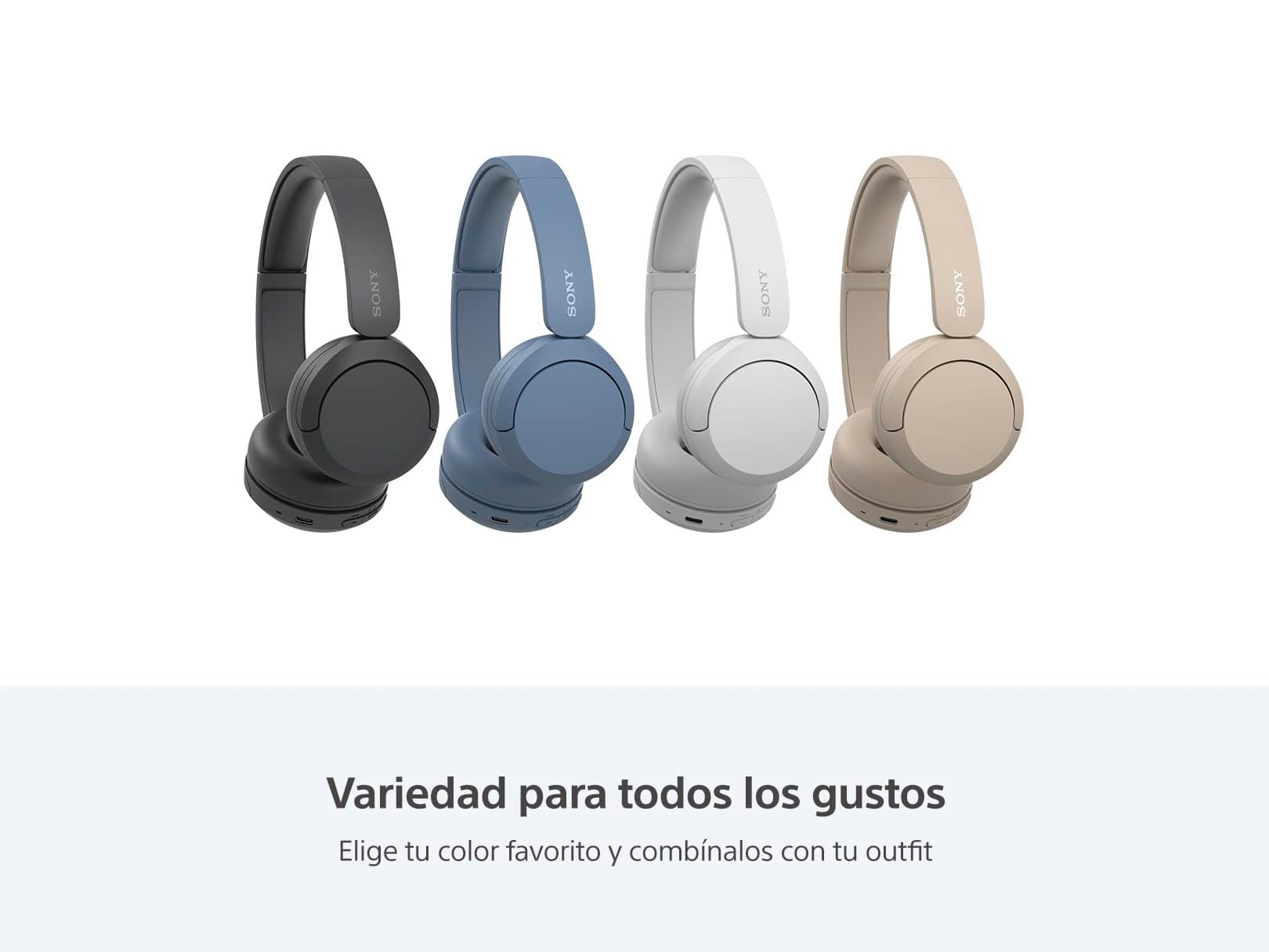 Sony Audífonos inalámbricos on-Ear WH-CH520 hasta 50 Horas de duración de batería, Blanco (Versión Nacional) thumbnail 5