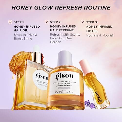 Gisou Honey Infused Hair Perfume – Long-Lasting Hair Fragrance with Mirsalehi Honey & Argan Oil, Lavender Berry,1.7 Fl Oz thumbnail 6