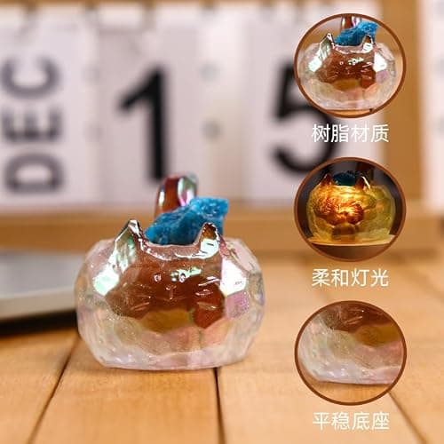 BONTOUJOUR Surprise Box Figures Diamond Crystal Cat Theme, Mystery Bag Random Design Action Figures Figurine Collectible Home Desk Car Decoration, Birthday Christmas New Year Gift, Single Box-1 Box thumbnail 7