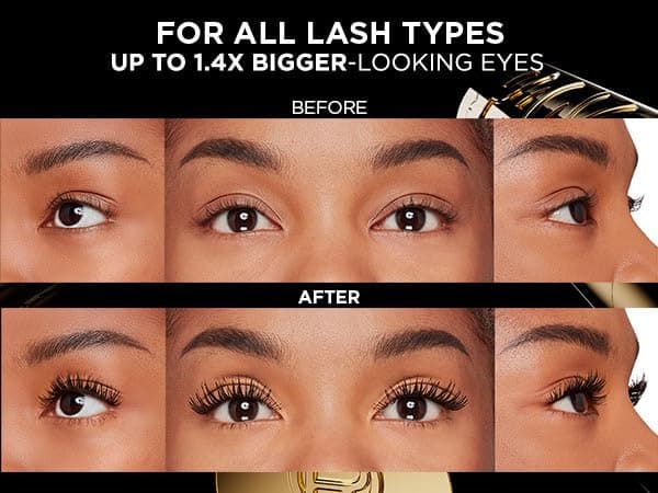 L'Oreal Paris Volumising Mascara, For Intense Volume and a Fanned Out Effect, 1.4x Bigger Looking Eyes, Clump-free Formula, Suitable for Sensitive Eyes, Volume Million Lashes Panorama thumbnail 18