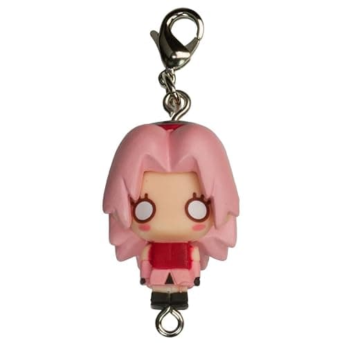 Naruto Sakura B Shippuuden Luck & Fortune ~1" Mini-Figure Zipper Pull (Japanese Imported) - Image 1