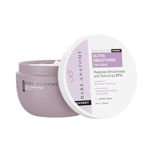 Bare Anatomy Ultra Smoothing Hair Mask Deep Conditioning with Carbohydrate Complex & Niacinamide | For Dry & Frizzy Hair | Sulphate & Paraben Free | For Women & Men | 250 Gm - Image 1