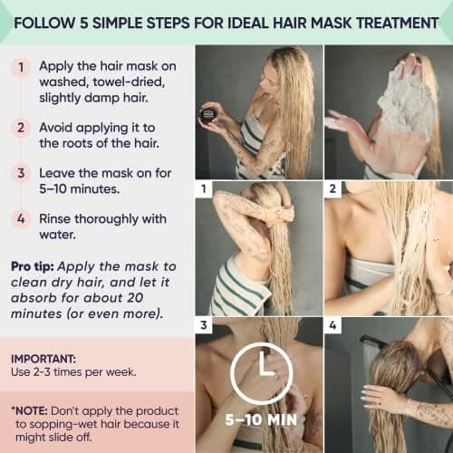 Moerie Mineral Hair Growth & Repair Mask – Restorative Treatment Hair Mask – Hair Treatment For Longer, Thicker, Fuller Hair - Vegan Hair Products – Paraben Free Hair Products – 3.4 oz (96.4g) thumbnail 3