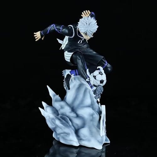 Starida Blue Lock Figure Seishiro Nagi Action Figure Statue Playing Football Version Anime Model 21CM PVC Sculpture Collectibles Ornaments thumbnail 5