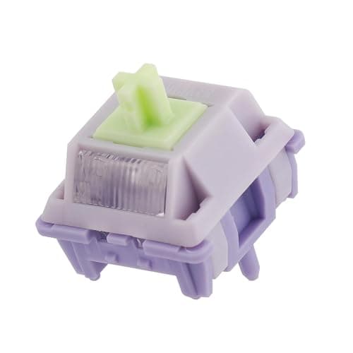 EPOMAKER Wisteria V2 Linear 38gf Keyboard Switches Set, with Light Diffuser, Pre-lubed, 5 Pin Creamy Switch, 35 Pieces for Mechanical Gaming Keyboards - Image 1