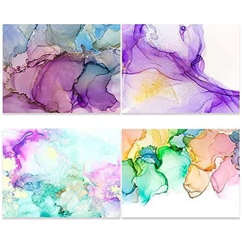 300 Pcs Watercolor Paper Sheet Bulk White Cold Press Paper Pack 110 lb 230 GSM Sketch Painting Watercolor Paper Pad for Kids Watercolorist Students Beginning Artists (5 x 7 Inch) - 5 x 7 Inch thumbnail 4