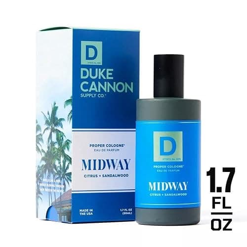 Duke Cannon Proper Cologne Midway | Men's Eau de Parfum | Citrus and Cedarwood | Fresh, Woodsy, Long-Lasting Scent | 1.7 fl oz thumbnail 4