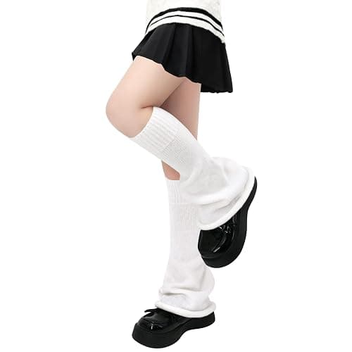 Olreco Leg Warmers Kawaii Leg Warmers Y2K Harajuku Legs Warmer for Girls Women Gyaru Cutecore Lolita Accessories Gothic Socks thumbnail 2