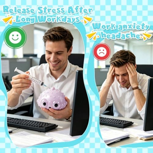 Lrthyonis Pimple Popping Toy, Squishy Toys Stress Relief Squeeze Toy – Large Reusable Silicone Pimple Popper Fidget Toy Set, Soft Sensory Toy for Adults, ASMR Satisfying Play ( Crystal Bubble Ball) thumbnail 4
