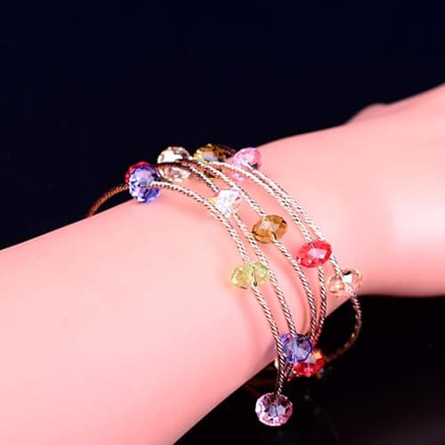 Bingcute 6mm Wholesale Briolette Crystal Glass Beads Finding Spacer Beads Faceted #5040 Briollete Rondelle Shape Assorted Colors with Container Box thumbnail 2
