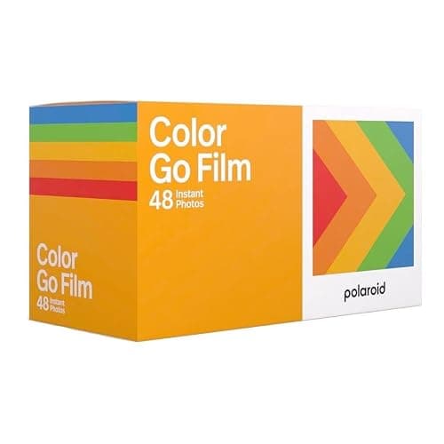 Polaroid Go Color Film - 48 Photos - 3 Double Packs Bulk Film (6212),white frame - Image 1