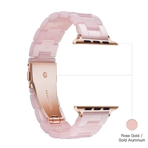 Light House Apple Watch Bands-Fashion Lightweight Resin iWatch Bands for Women Men 38mm/40mm/41mm/42mm(Series 11 10), 49mm/46mm/45mm/44mm/42mm(S 3 2 1), Compatible with Apple Watch Series 11 SE 10 9 8 7 6 5 4 3 Ultra thumbnail 3