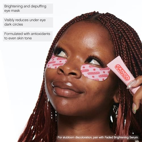 Topicals Faded Brightening Under Eye Masks | Patches to Depuff, Hydrate, Brighten and Cool | Reduce Dark Circles and Fine Lines | Contains Kojic Acid, Caffeine and Niacinamide (Set of 6) thumbnail 2