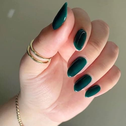 DND Gel Polish Set - 1 each of Gel Polish and Nail Polish, 747 Auora Green, 0.5 Fl Oz thumbnail 3