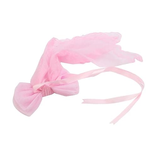 Crapyt 2 PCS Bowknot Curtain Tiebacks Outdoor Curtain Tiebacks for Bedrooms, Offices, Dining Rooms 16.93"×7.09" Pink thumbnail 6