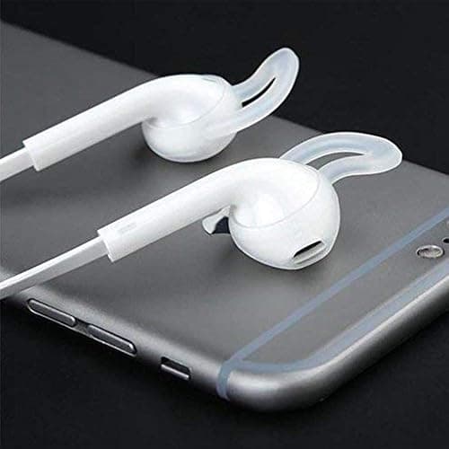 OneCut 5 Pairs Silicone Ear Tips Compatible for AirPods 1&2 - Soft Anti-Slip Sport Earbud Tips, Anti-Drop Ear Hook Gel Headphones Earphones Protective Accessories (Clear) thumbnail 3