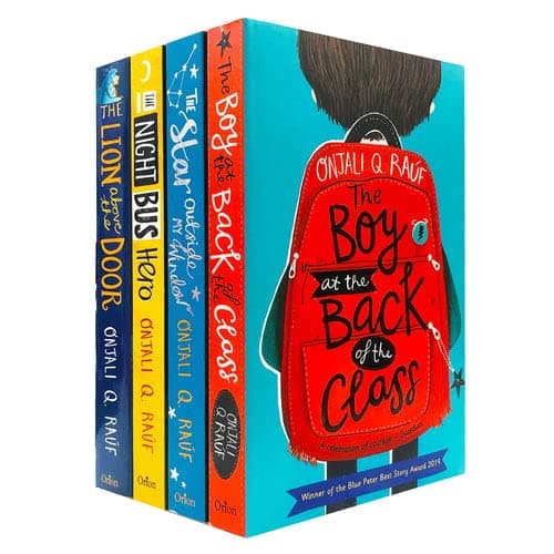 Onjali Rauf Collection 4 Books Set (The Night Bus Hero, The Star Outside my Window, The Boy At the Back of the Class, The Lion Above the Door) (Onjali Rauf Book Collection Set) - Image 1