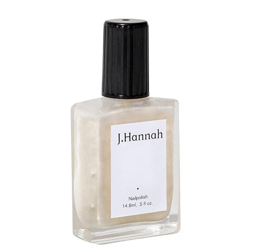 J. Hannah Nail Polish – Vegan, Non-Toxic, Cruelty-Free, Gluten-Free, Long Lasting, USA Made, Transparent, Opulent Oyster Color (Akoya) - Image 1