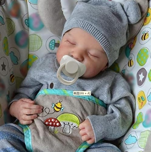 Lonian Reborn Dolls Boy - 18 Inches Handmade Washable Reborn Babies Soft Vinyl Body with Anatomically Correct, Reborn Baby Doll Looks Like a Real Baby - Image 1