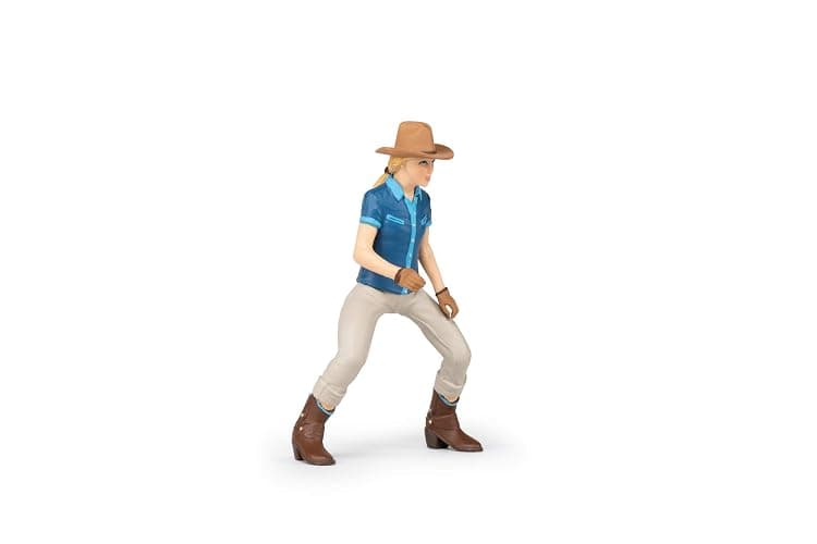 Papo - Realistic Western Horse And Rider Figure - Ages 3+ - Equestrian World Collection - Creative Play Wild West Adventure - Gift Idea Toy for Girls and Boys thumbnail 11