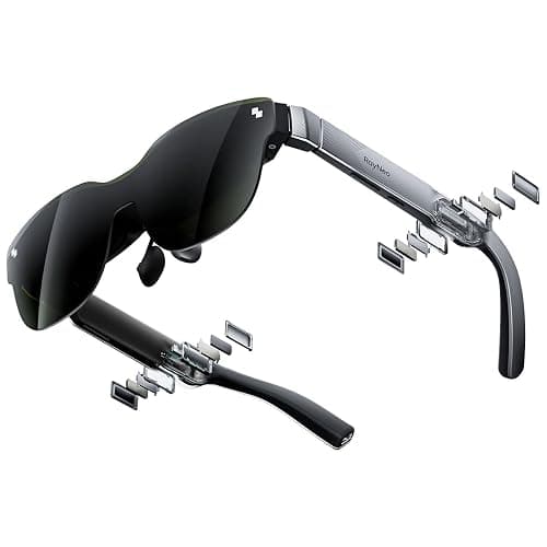 RayNeo Air 3s AR/XR Glasses, 201" 120Hz FHD HueView Display, Portable AR Video Eyewear Gaming Glasses for iPhone 16/15, Android, Mac, Switch, PS5, Steam Deck - Next-Gen Wearable Theater - Image 1