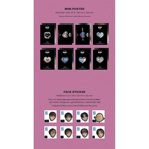 dreamus Stray Kids [ MAXIDENT ] STANDARD EDITION album HEART ver Black thumbnail 5