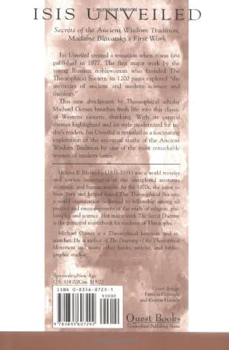 Isis Unveiled: Secrets of the Ancient Wisdom Tradition, Madame Blavatsky's First Work thumbnail 2